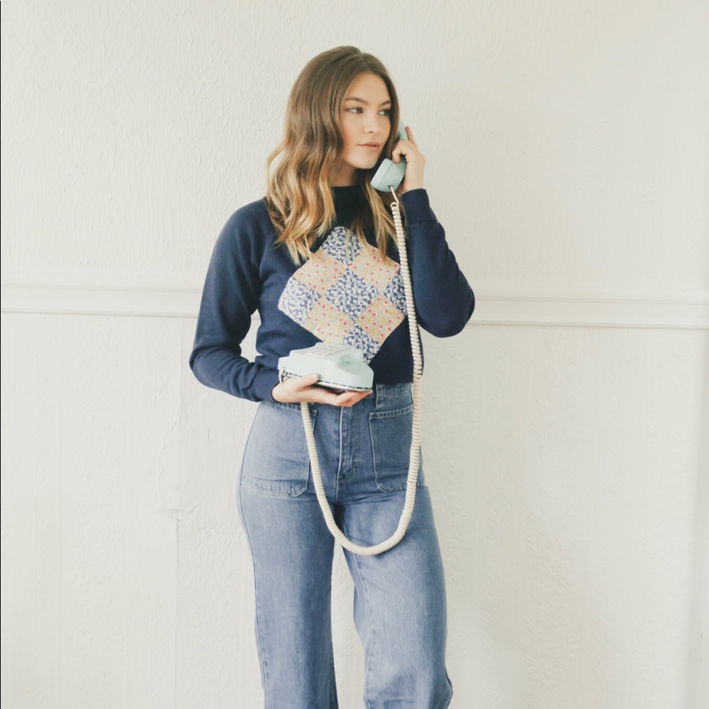 Carleen Patchwork Sweatshirt